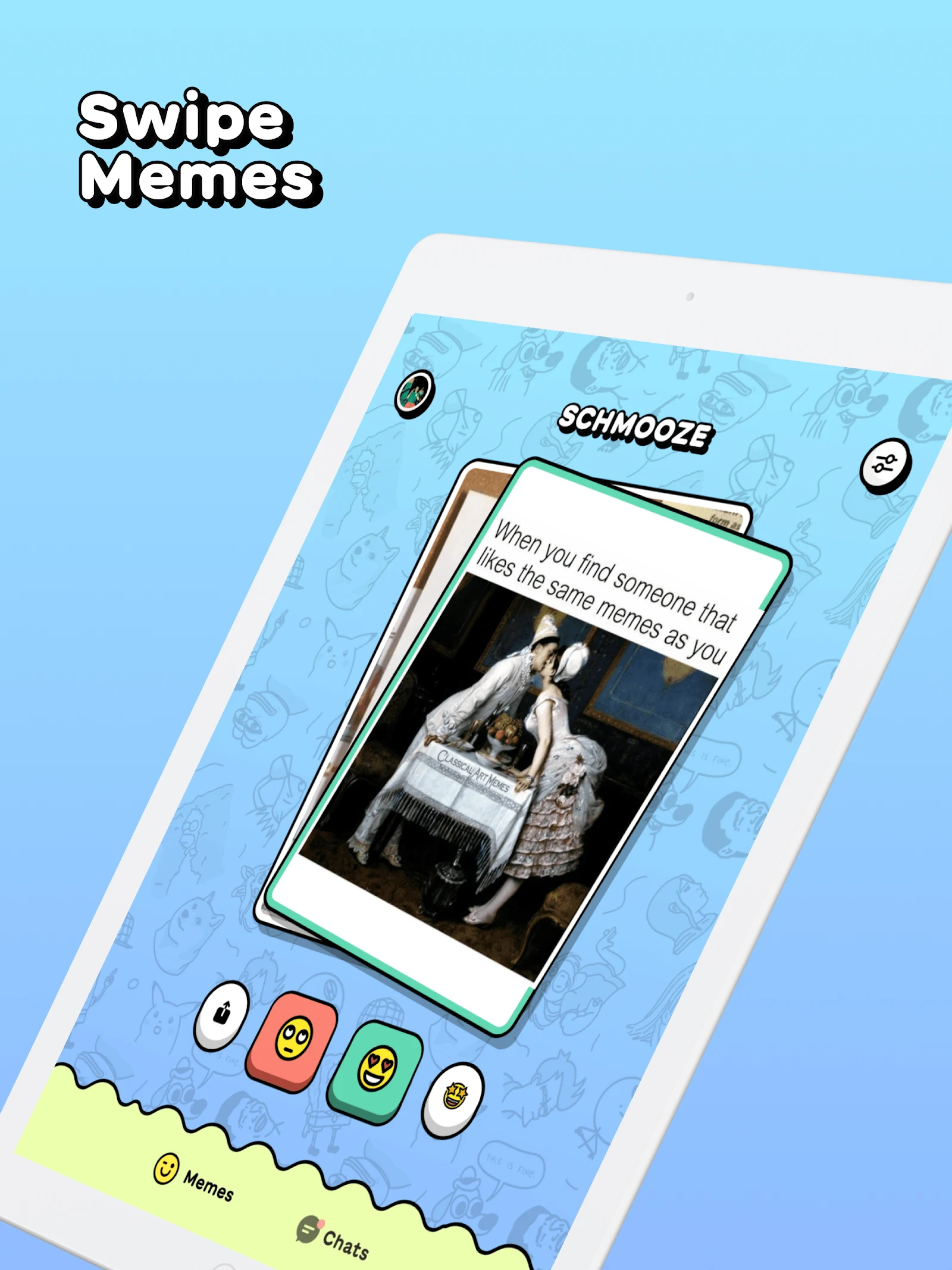 Memes meets Tinder, find a match based on memes